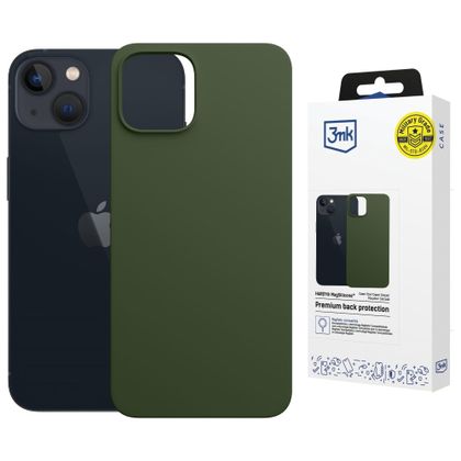 Etui 3MK Hardy MagSilicone do iPhone 15 Plus ciemnozielony