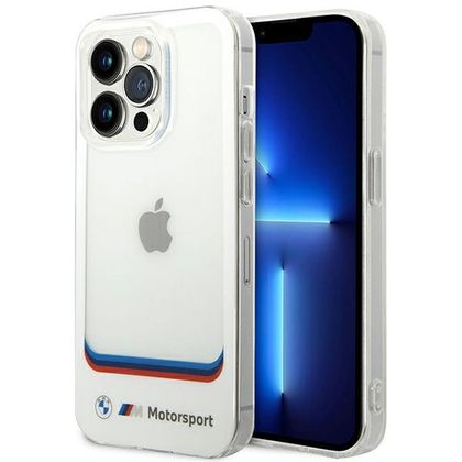 Etui BMW BMHCP14L22HMCH iPhone 14 Pro6,1" biały/white Transparent Center