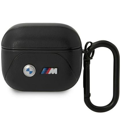 BMW BMA322PVTK AirPods 3 gen coverczarny/black Leather Curved Line