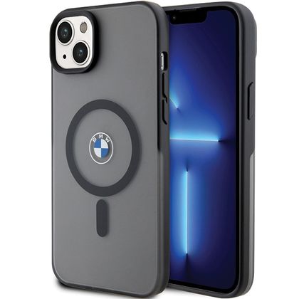 Etui BMW BMHMP14MDSLK iPhone 14 Plus/ 15 Plus 6.7" czarny/black hardcase Signature MagSafe