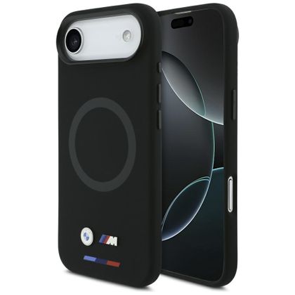 Etui BMW M Silicon Logo MagSafe do iPhone Air czarny