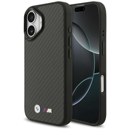Etui BMW M Kevlar Matt MagSafe do iPhone 17 czarny