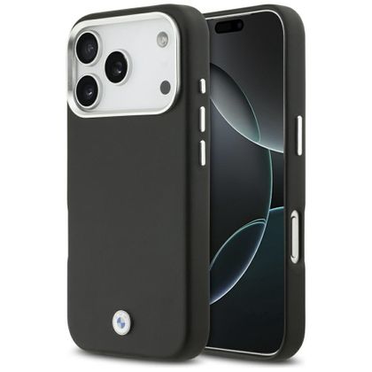 Etui BMW Sign Full Wrapped Metal MagSafe do iPhone 17 Pro czarny