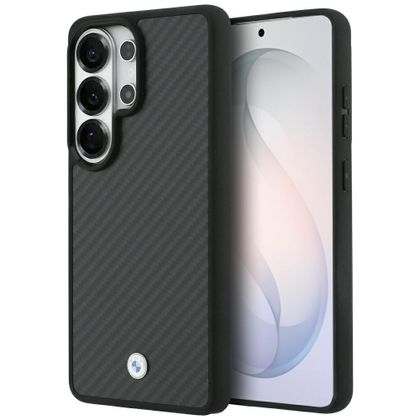 Etui BMW Sign Magnetic Carbon Fiber MagSafe do Samsung Galaxy S26 Ultra czarny