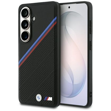 Etui BMW Tricolor Metal Logo MagSafe do Samsung Galaxy S26 czarny