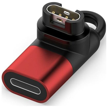 Adapter Lightning MajesticLine do ładowania zegarków Garmin czerwony