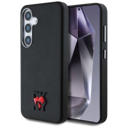 Etui DKNY Leather Heart of NY do Samsung Galaxy S25 czarny