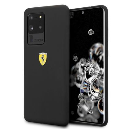 Ferrari Hardcase FESSIHCS69BK S20 UltraG988 czarny/black Silicone
