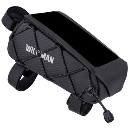 Etui/uchwyt rowerowy WILDMAN GX100 sakwa na ramę czarny
