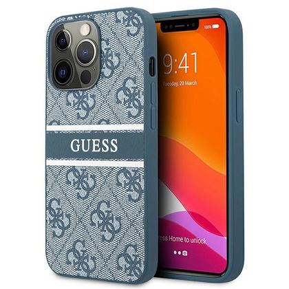 Guess GUHCP13L4GDBL 13 Pro / 13 6,1"niebieski/blue hardcase 4G Stripe