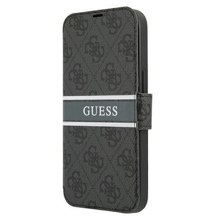 Guess GUBKP13M4GDGR iPhone 13 / 14 / 15szary/grey book 4G Stripe