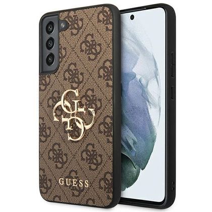 Guess GUHCS22M4GMGBR S906 S22+ brązowy/brown hardcase 4G Big Metal Logo