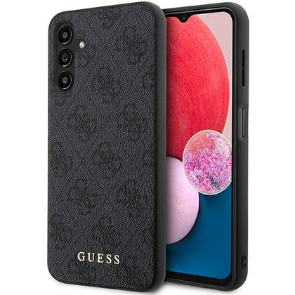 Guess GUHCSA14G4GFGR A14szary/grey hard case 4G Metal Gold Logo