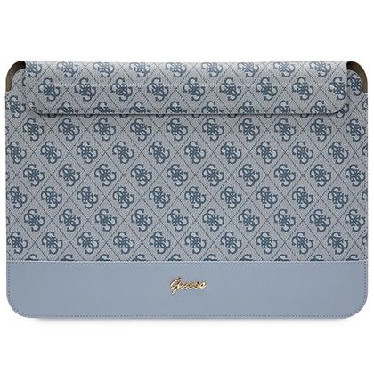 Guess Sleeve GUCS14PS4SGB 14" niebieski/blue 4G Stripe Metal Logo