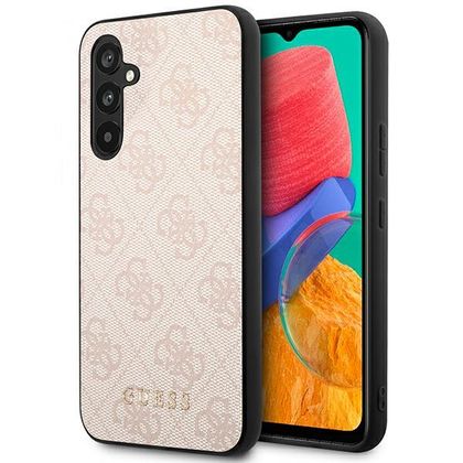 Guess GUHCSA54G4GFPI A54 A546różowy/pink hard case 4G Metal Gold Logo