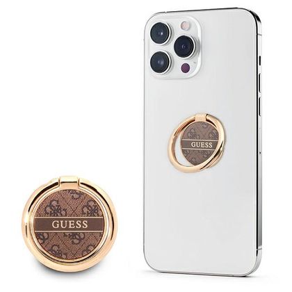 Guess Ring stand GURSHG4SW brązowy/brown 4G