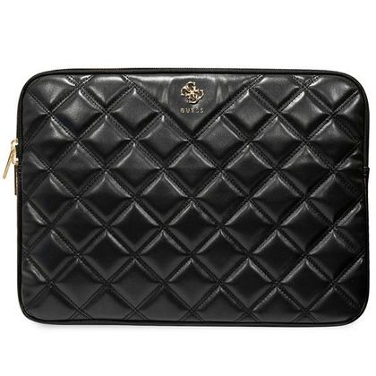 Guess Sleeve GUCS14ZPSQSSGK 14"czarny/black Quilted 4G