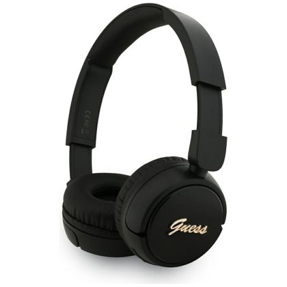 Słuchawki nauszne Guess Bluetooth 5.3Metal Logo Script czarny