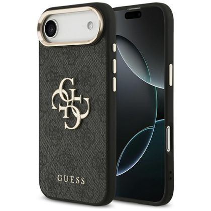 Etui Guess 4G Big 4G Classic Logo do iPhone Air czarny złoty