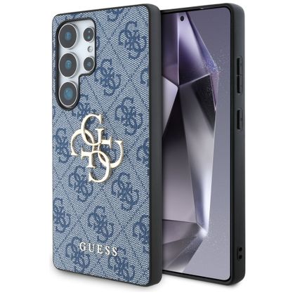 Etui Guess Big 4G Logo Classic Logo do Samsung Galaxy S25 Ultra niebieski