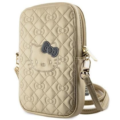 Hello Kitty Torebka HKPBPEKHBPDzłoty/gold Quilted Bows Strap