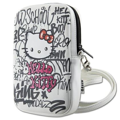 Hello Kitty Torebka HKPBPDGPHEbiały/white Graffiti Kitty Head