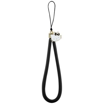 Zawieszka na telefon Hello Kitty Nylon Cord Kitty Head czarny