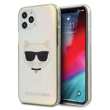 Karl Lagerfeld KLHCP12LCIR iPhone 12 ProMax 6,7" multicolor hardcase Iridescent Choupette