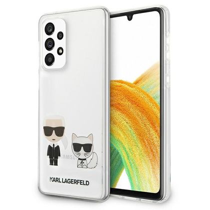 Karl Lagerfeld KLHCA33CKTR A33 5G A336hardcase Transparent Karl & Choupette