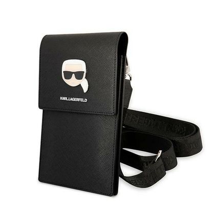 Karl Lagerfeld Torebka KLWBSAKHPKczarny/black Metal Karl Head