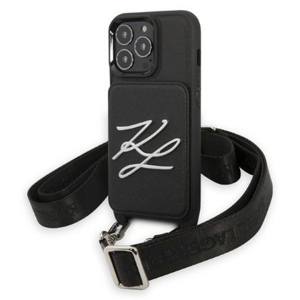 Karl Lagerfeld KLHCP13LSAKLCK iPhone 13Pro / 13 6,1" hardcase czarny/black Saffiano Autograph