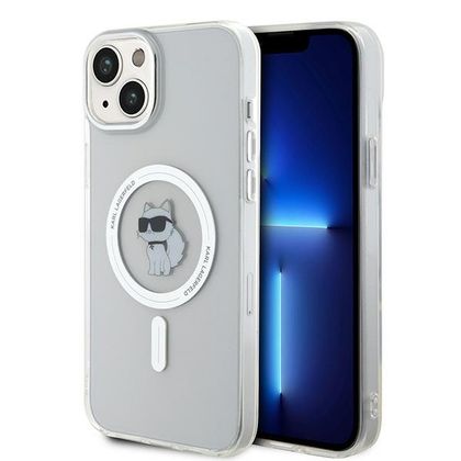 Karl Lagerfeld KLHMP15MHFCCNOT iPhone 15 Plus / 14 Plus 6.7" transparent hardcase IML Choupette MagSafe