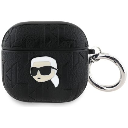 Etui Karl Lagerfeld Monogram Karl Head do AirPods 4 / 5 czarny