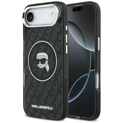 Etui Karl Lagerfeld IML Karl Head Logo MagSafe do iPhone Air czarny