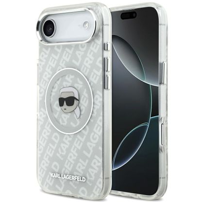 Etui Karl Lagerfeld IML Karl Head LogoMagSafe do iPhone Air szary