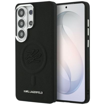 Etui Karl Lagerfeld Embossed Ring Initials MagSafe do Samsung Galaxy S26 Ultra czarny