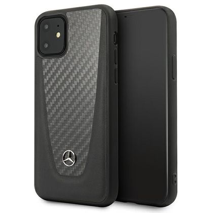 Mercedes MEHCN61ACABK iPhone 11 6,1"/ Xr czarny/black hardcase Carbon Dynamic Line
