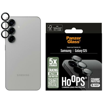 Szkło ceramiczne na obiektyw PanzerGlass Hoops Lens Protector do Samsung Galaxy S25 ceramic