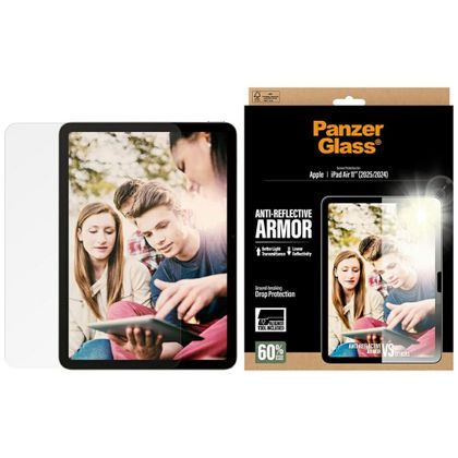 Szkło hartowane PanzerGlass Ultra-Wide Fit Reflective Armor w. Fastfit Tool do iPad Air 11" M2 2024 / M3 2025 / M4 2026