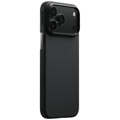 Etui PITAKA Ultra-Slim MagSafe do iPhone 17 Pro / 18 Pro czarno szary