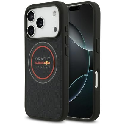 Etui Red Bull Meshed Logo And Red Ring MagSafe do iPhone 17 Pro Max / 18 Pro Max granatowy
