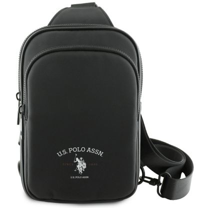 Torebka na telefon US Polo Petit Pique Crossbody Arch czarny
