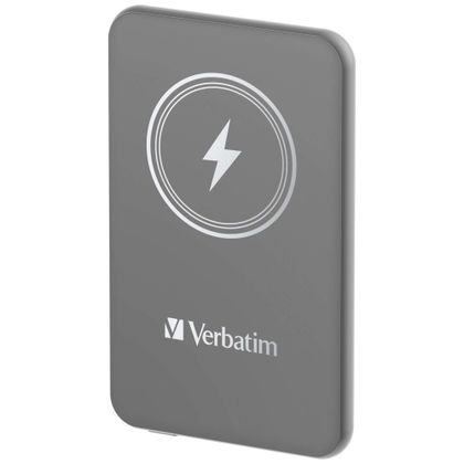 Verbatim Powerbank indukcyjny `n` Go 15W5000mAh Wireless Magnetic szary/grey 32244