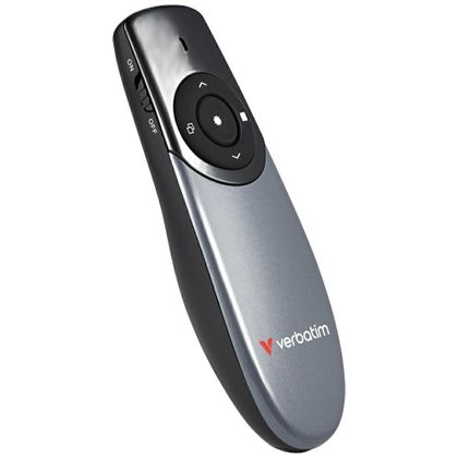 Prezenter Verbatim Focus z wskaźnikiem laserowym szary 32365
