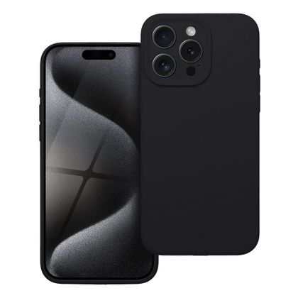 Etui na iPhone 15 PRO MAX Silicone 2mm (camera protection) czarne