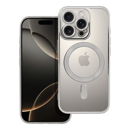Etui na iPhone 16 PRO Electro Mag Cover zgodne z MagSafe srebrne