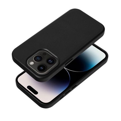 Etui na Samsung S25 PLUS Leather Mag Cover zgodne z MagSafe czarne