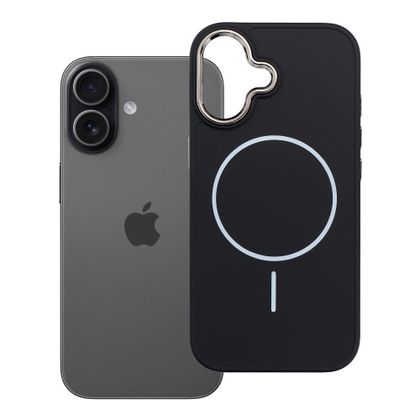 Etui na iPhone 17 Frame Mag Cover zgodne z MagSafe czarne