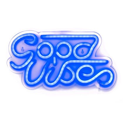 NEON NA ŚCIANĘ LED na USB - Good vibes 2 model