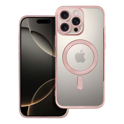 Etui na iPhone 16 PRO MAX Electro Mag Cover zgodne z MagSafe złoto różowe